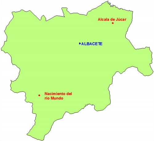 mapa albacete