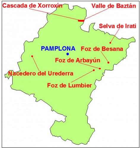 mapa navarra