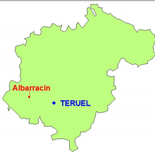 mapa teruel